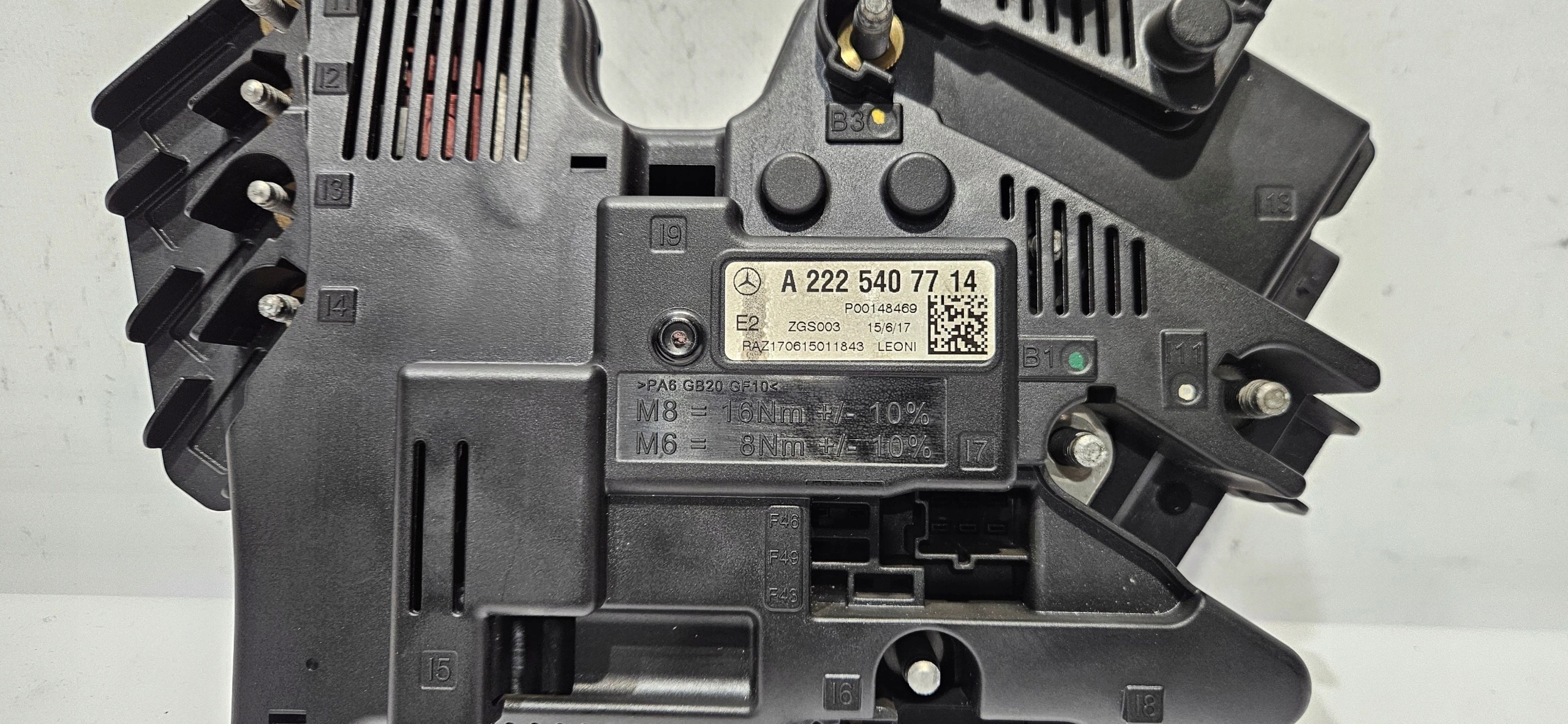 module control unit MERCEDES S KLASA W222 AMG S63 original A2225407714