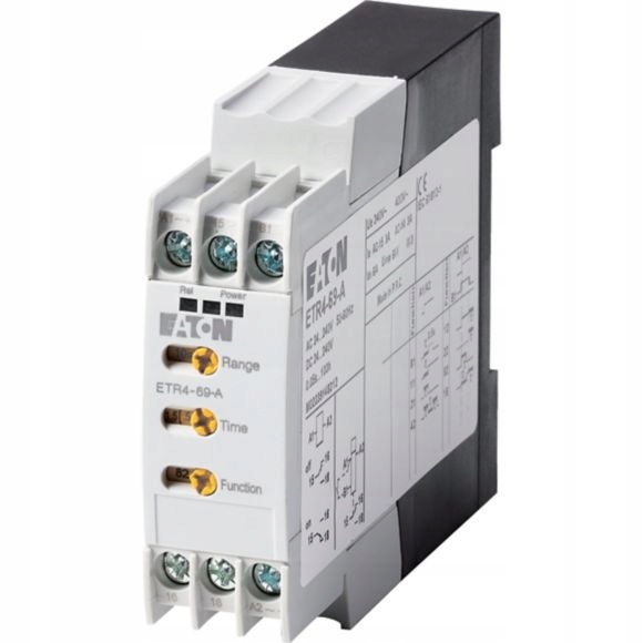 Eaton 031891 Przekaźnik czasowy ETR4-69-A 1P 3A 0,05s-100h