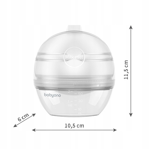BABYONO KOLEKTOR LAKTATOR NA MLEKO POKARM DO STANIKA BIUSTONOSZA MILK 1400 EAN (GTIN) 5901435411834