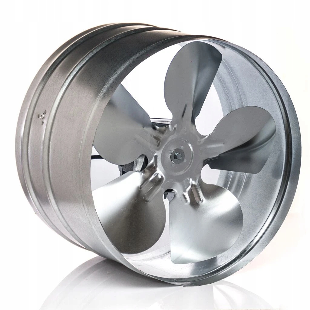 Wentylator kanałowy mocniejszy Vko II fi 300mm ocynk aluminiowe śmigło