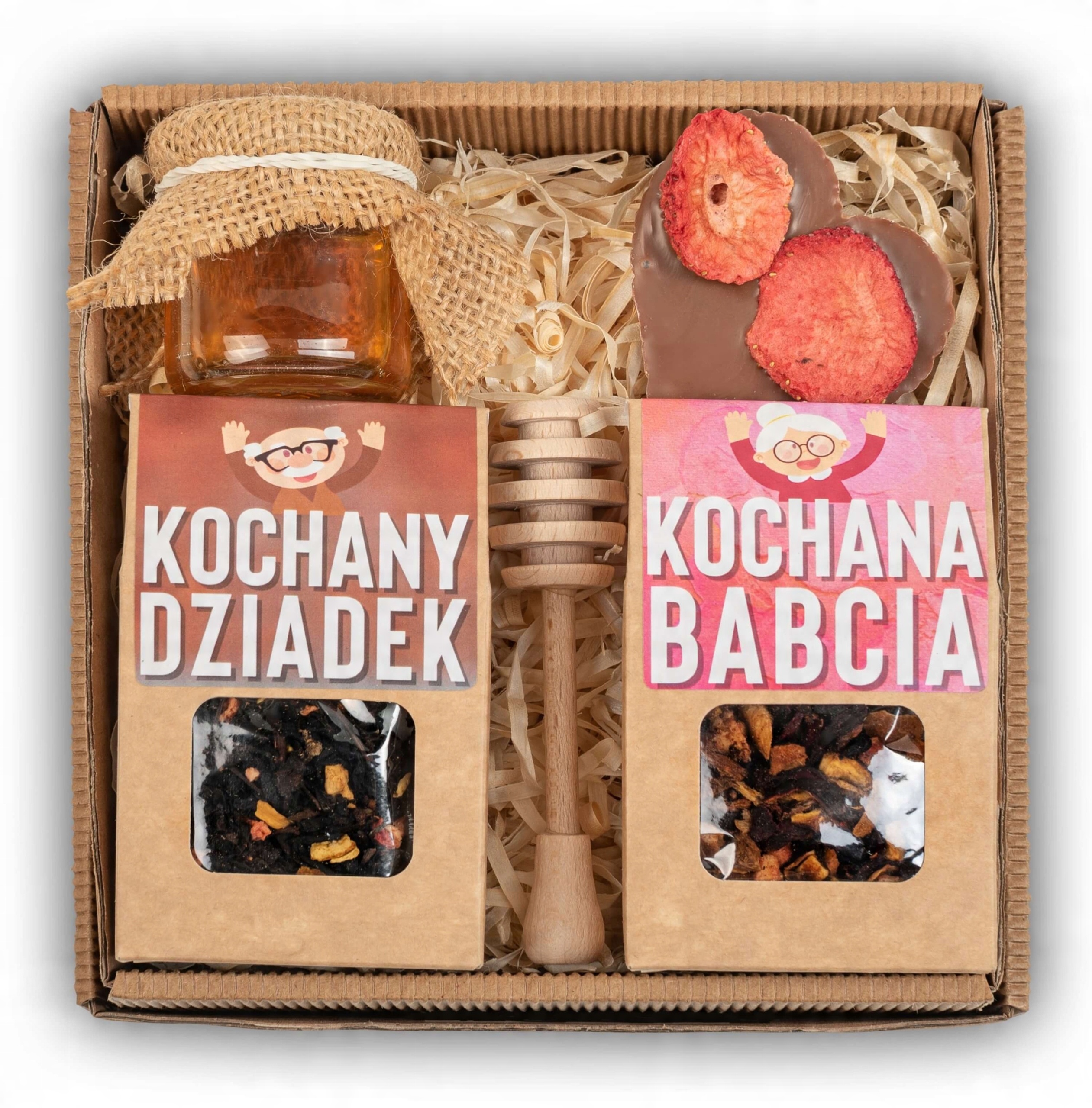 

Zestaw prezentowy upominek dzień babci i dziadka