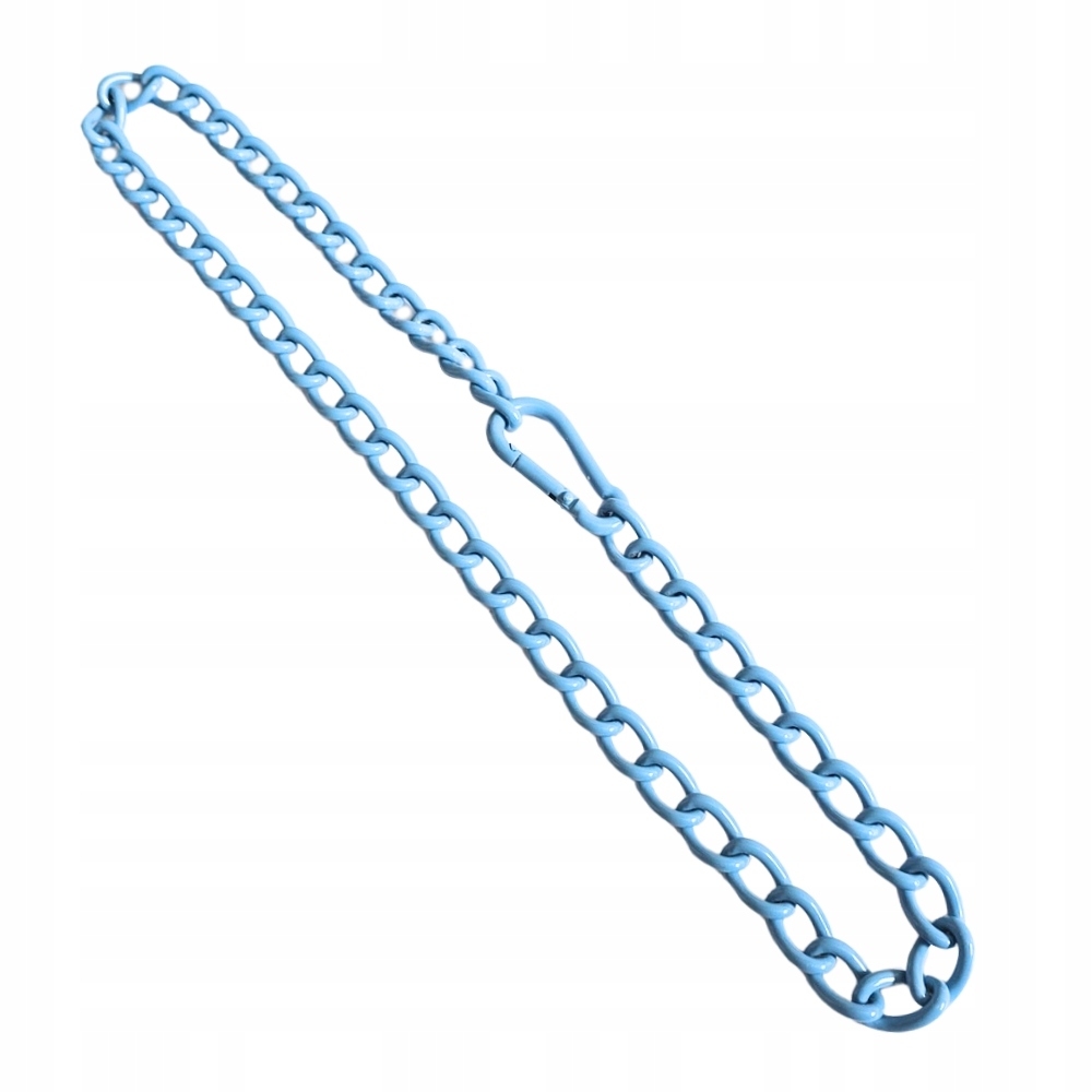 Řetízkový obojek pro psa řetízek lakovaný, modrý, nerez, 4 mm