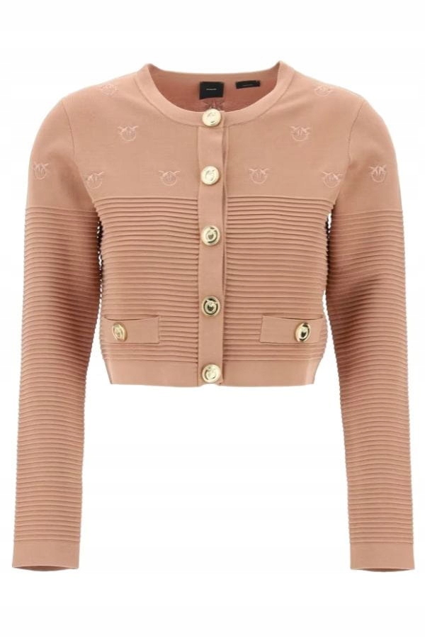Dámský kardigan Pinko 102881 A1LK C95 hnědý XL