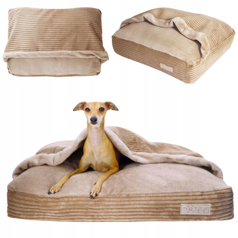 Pelíšek norka pro psa potah s kapucí norka k uschování pro chrta