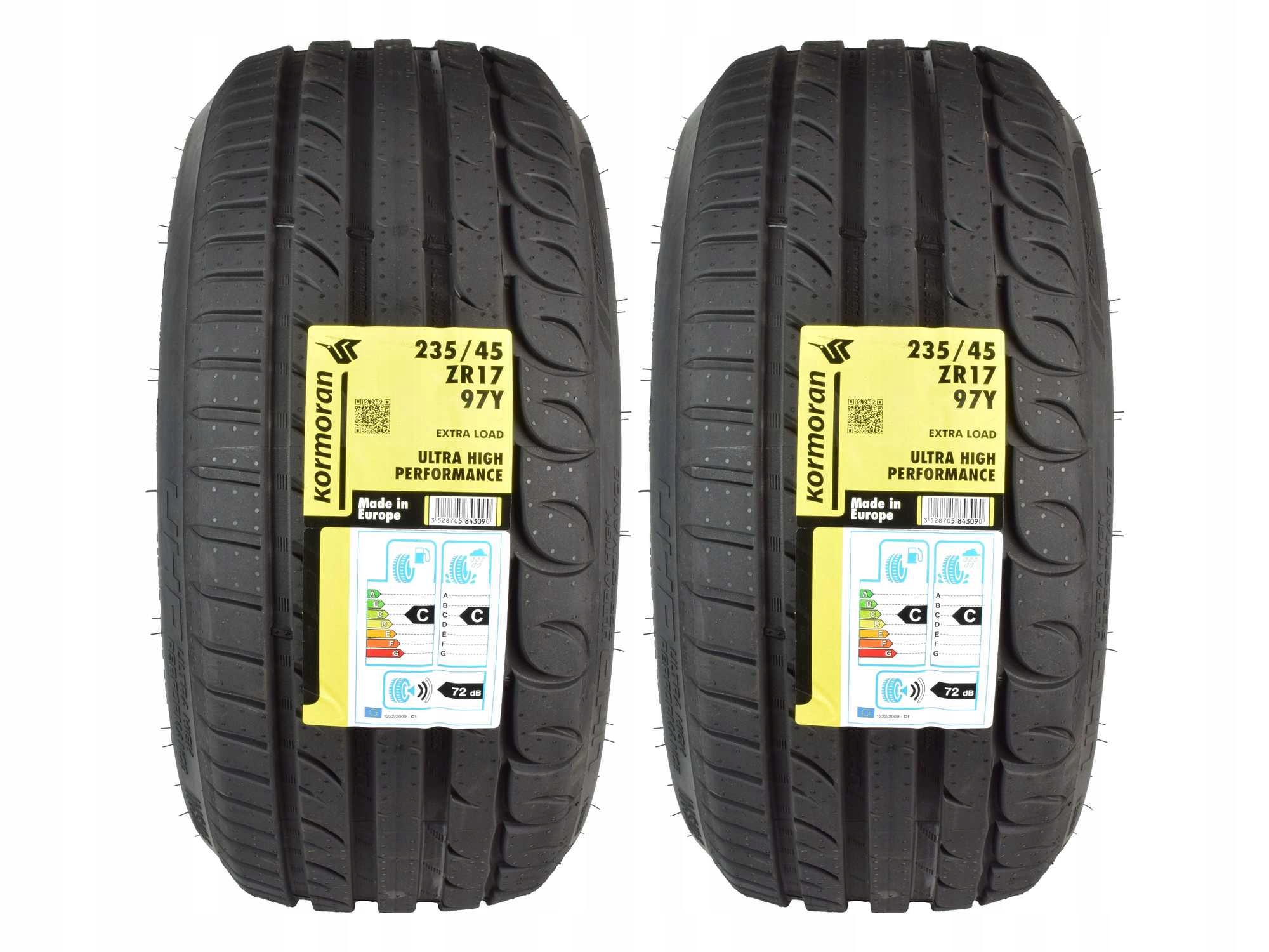 

2 Opony letnie 235/45R17 Kormoran Uhp
