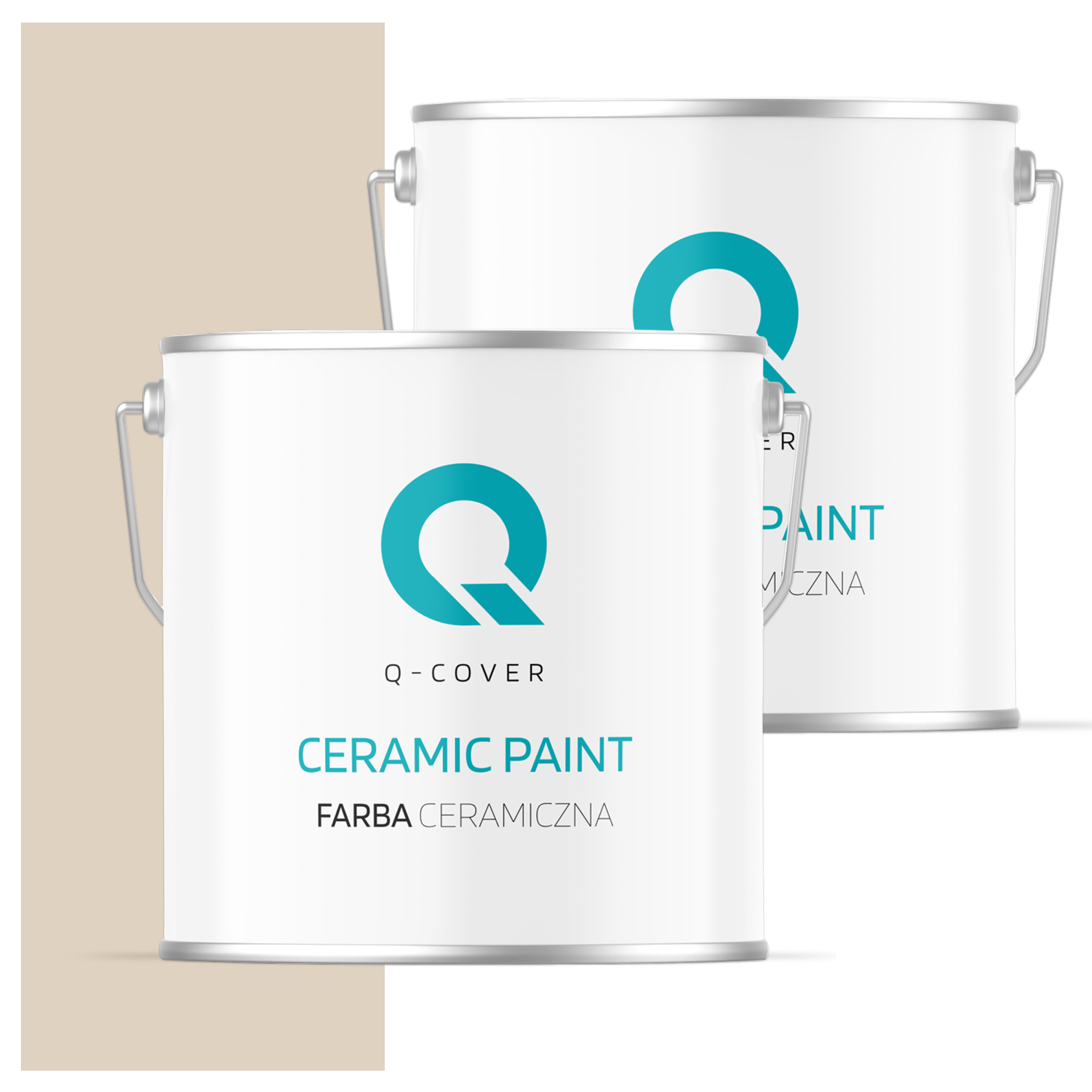 Keramická Farba Na Stenu Béžová Svetlá H4164 5L Matná Poľský Výrobca