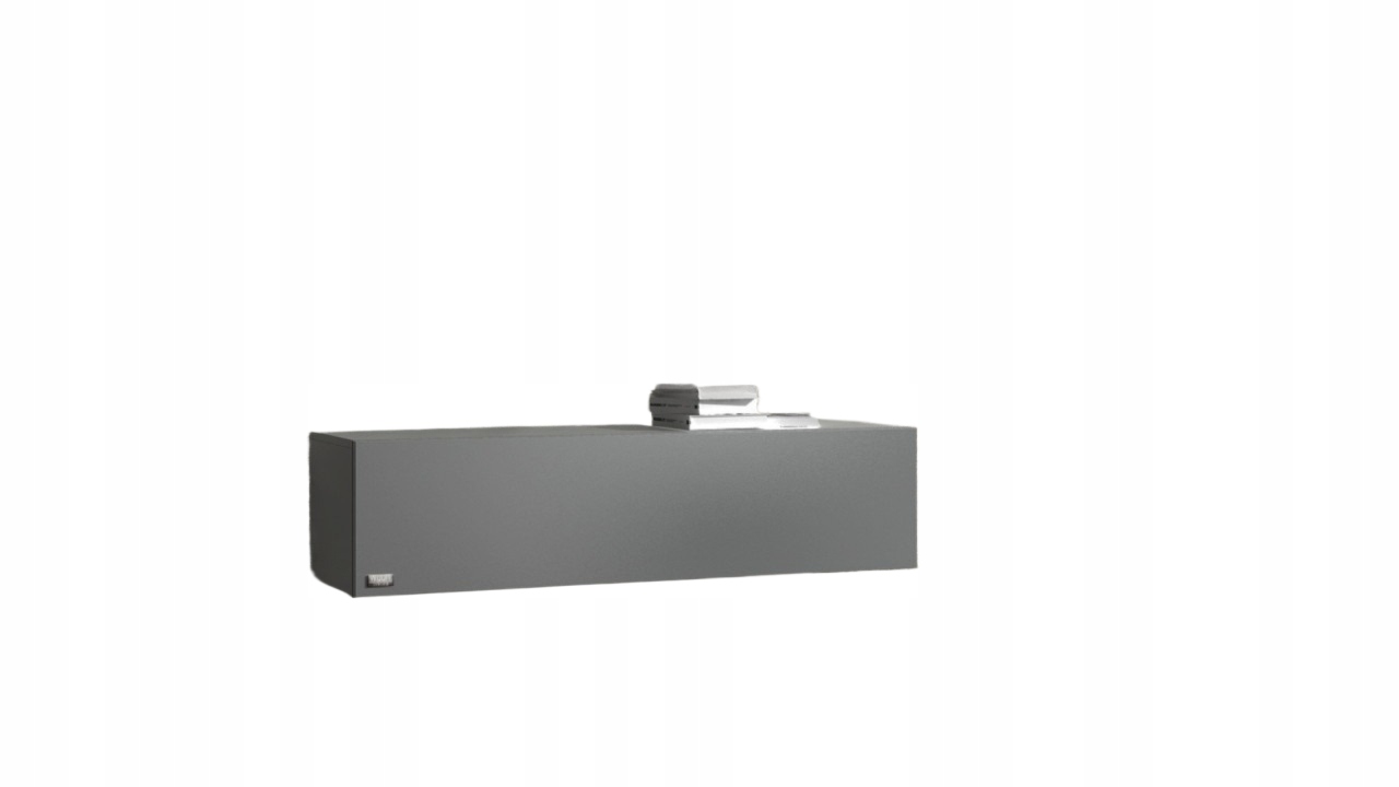 Szafka RTV 100cm Somero Antracyt Loft wisząca