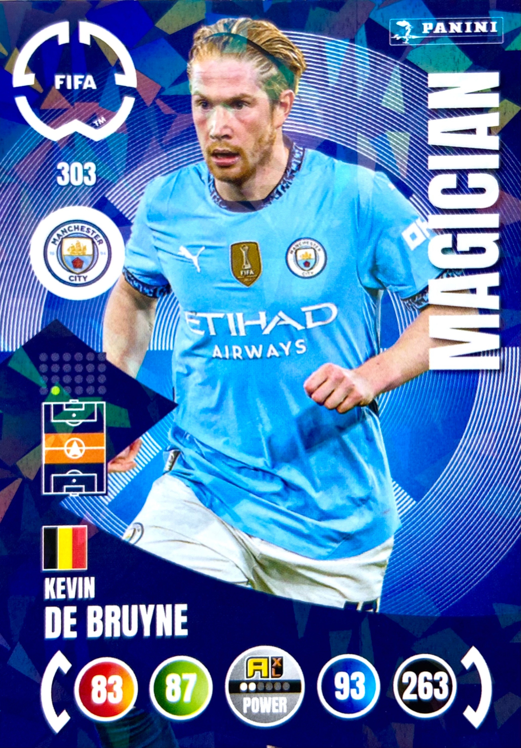 Fifa Club World Cup 2025 Power Magician 303 Kevin De Bruyne Manchester City