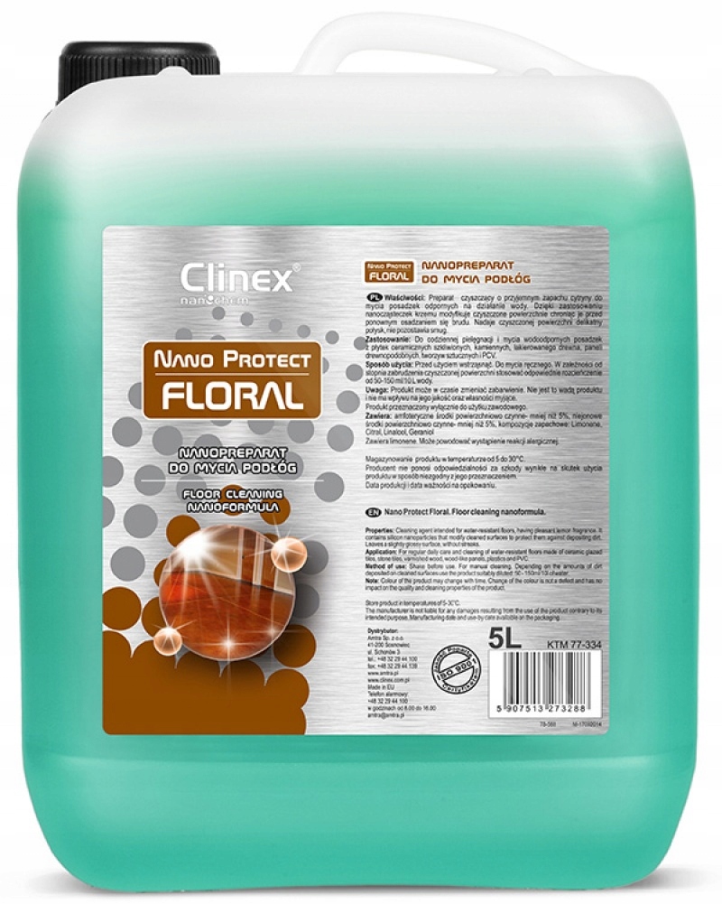 Čisticí prostředek na čištění podlah Clinex 5 l