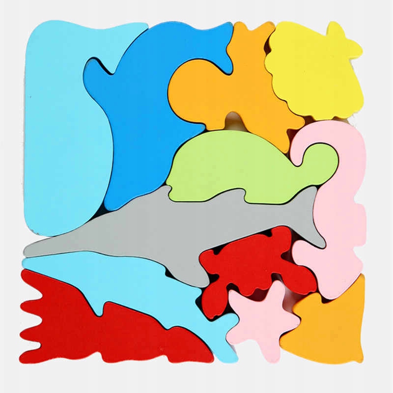 KLOCKI PUZZLE DREWNIANE UKŁADANKA MONTESSORI WZORY Certyfikaty, opinie, atesty CE