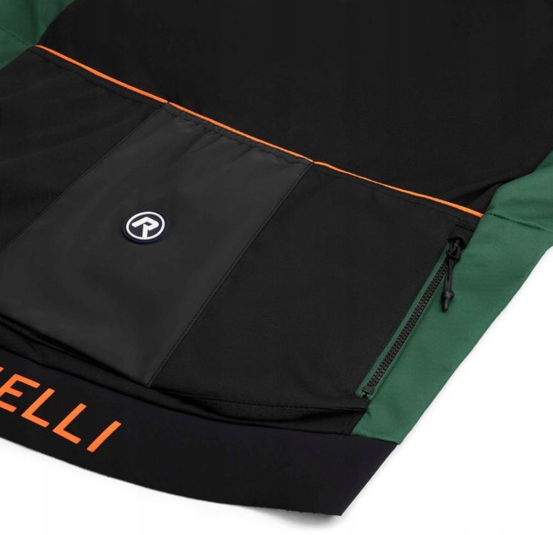 Kurtka rowerowa Rogelli Candence Green/black/orange Rozmiar L