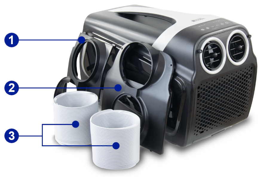 CICHY KLIMATYZATOR PRZENOŚNY DO KAMPERA DOMU FRAL SUPER COOL FSC04 WI-FI Wydajność 1 kW