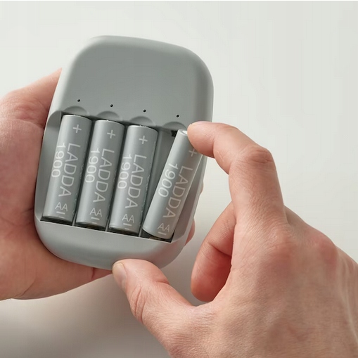 Grube paluszki akumulatorki baterie IKEA AA R6 1900mAH 24 szt. Marka IKEA