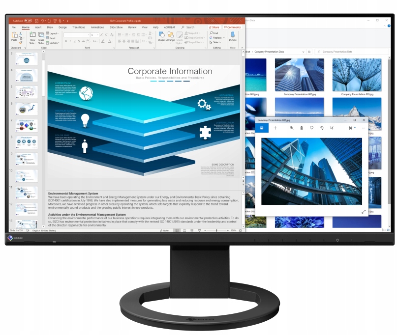 Monitor Eizo EV2480-BK, monitor 23,8", 1920 x 1080, FullHD, 16:9, (čierny)