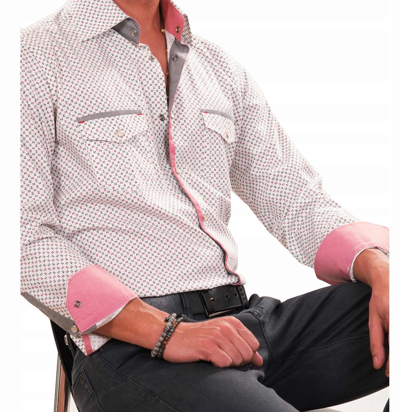 Pánská košile Engarde od Mondo, bavlněná, příležitostné kapsy