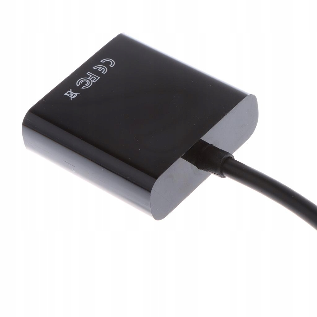 Adapter DP na VGA Czarny na VGA Dp na Model Adapter Dp do VGA do monitora