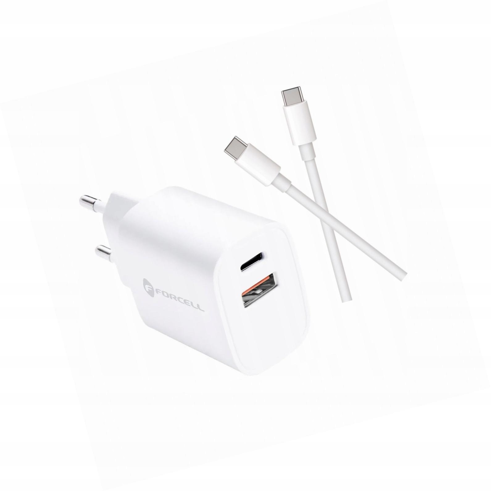 Szybka ładowarka 30W 2 wejścia z kablem Usb-c do Samsung Galaxy A54 5G