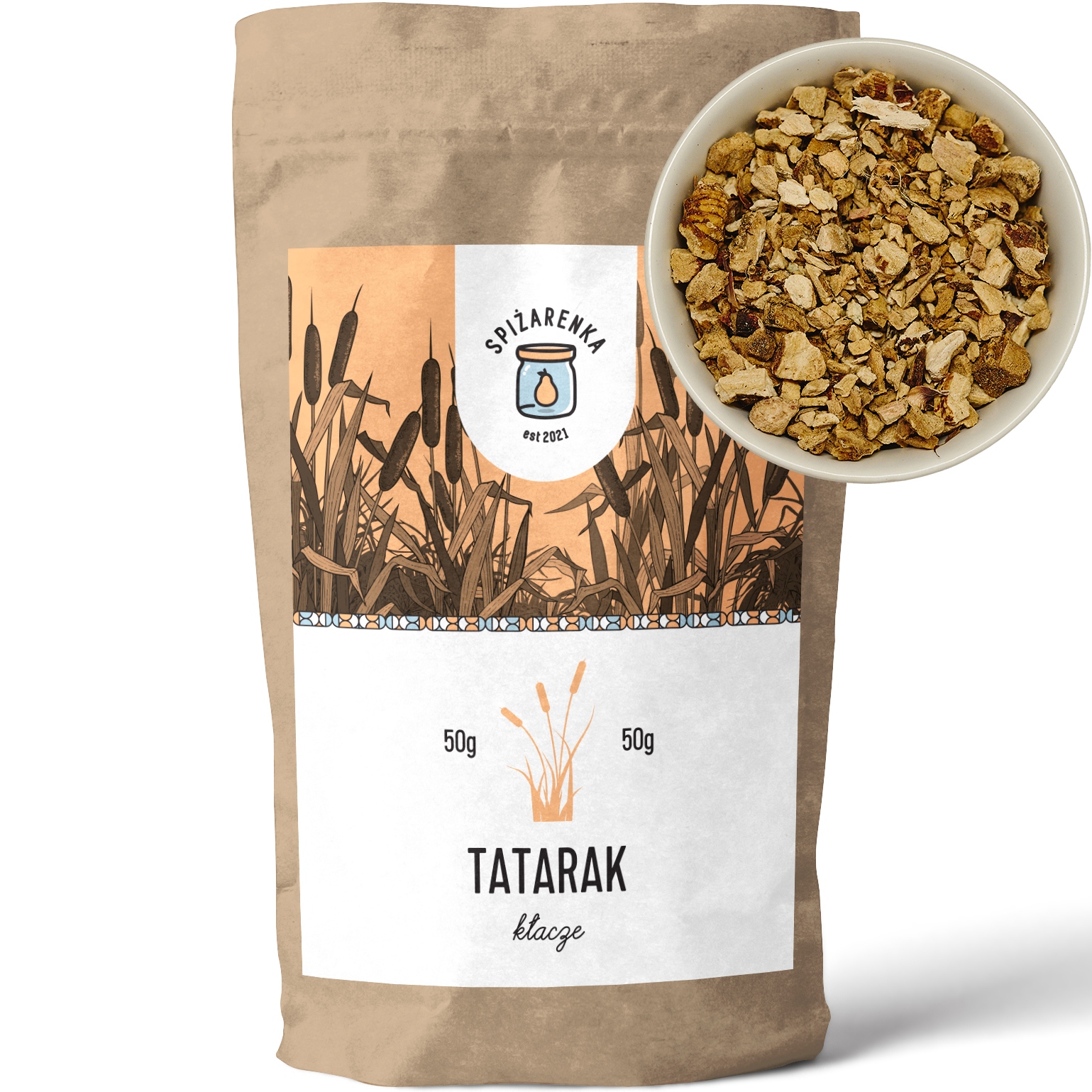 Levně 6x Tatarak Kłącze tataráku acorus calamus nálev Velké Balení 50g