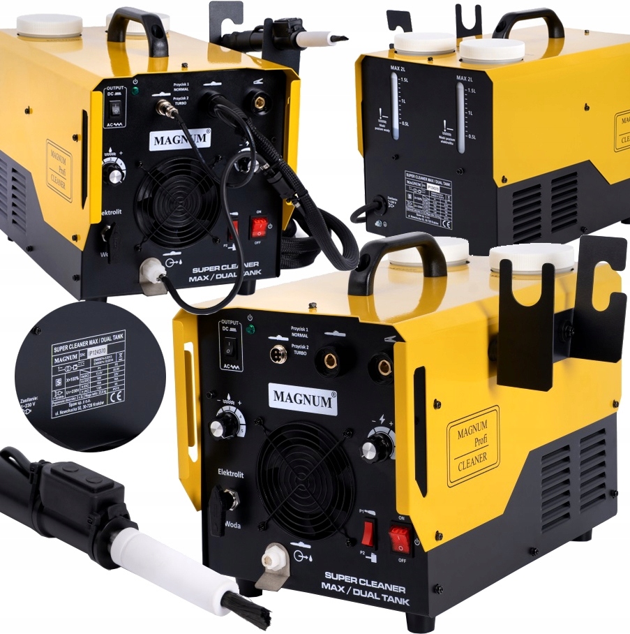Profesionální Čistič Max Dual Tank Magnum 2 Nádrže 230V