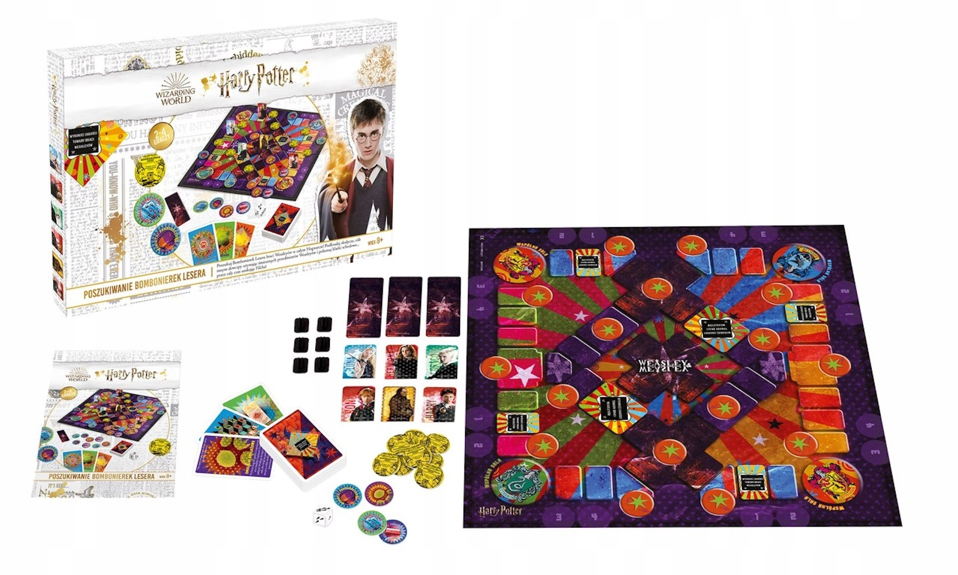 Gra Dziecięca Planszówka Familijna Extra Rozgrywka Gra Harry Potter