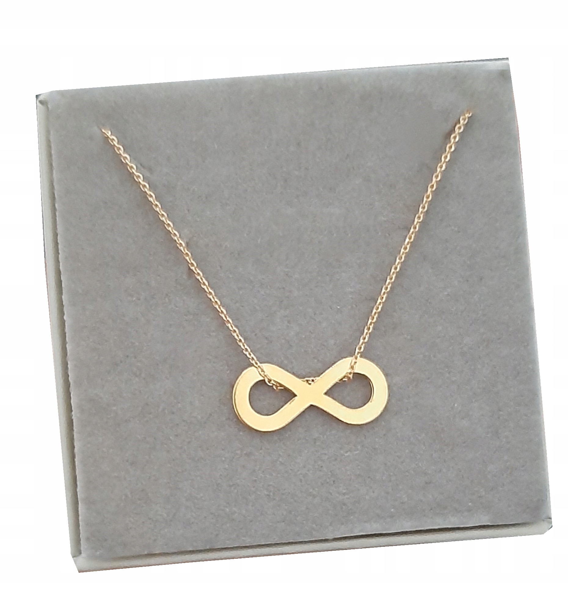 

-50% Złota infinity nieskończoność srebro 925 45