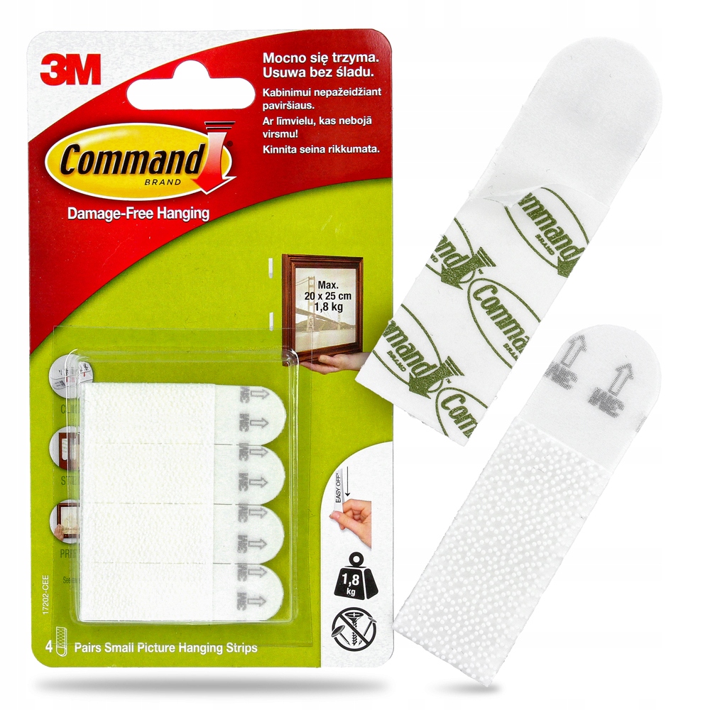 

Plastry obrazów ramek mocujące samoprzylepne 1,8kg