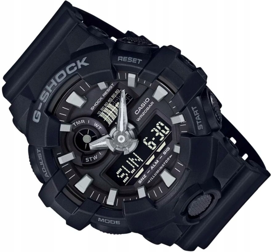 Sportovní Hodinky Casio G-shock GA-700-1BER Černé, Odolné, Vodotěsné