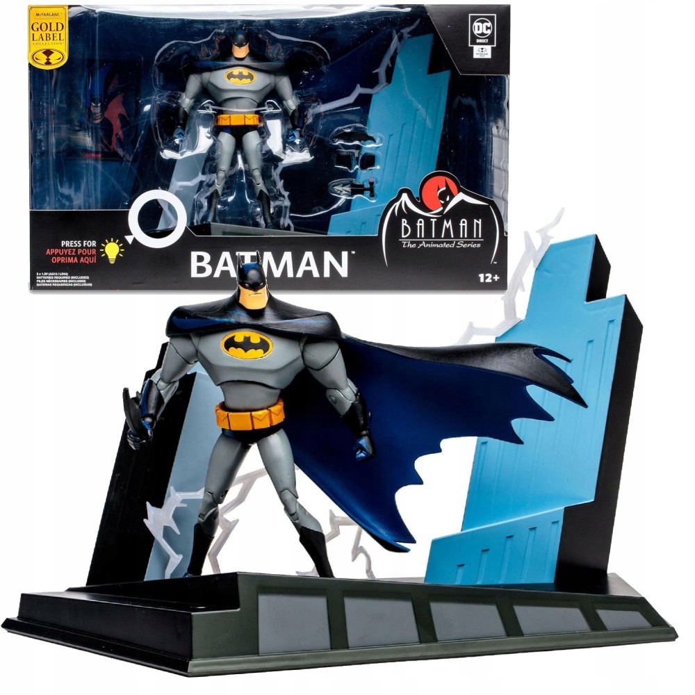DC The Animated Series Sběratelská Figurka Batman Svítí Základna