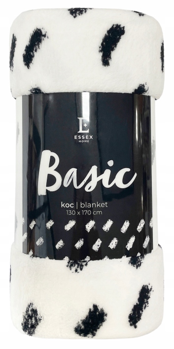 KOC BASIC CIAPKI PLAMKI 130X170 CM DLA DZIECI Kod producenta LPP.KOC 130/170 BASIC BIA