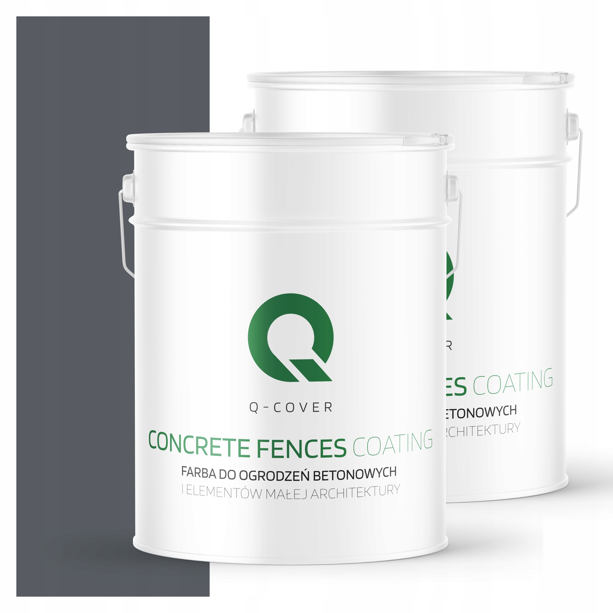 Farba Na Maľovanie Plotov, Betónových Kvetináčov, Farba Šedá, Grafitová 10 L