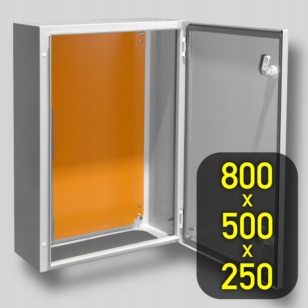 Skrzynka Elektryczna Obudowa Metalowa Rozdzielcza 800x500x250mm [049]