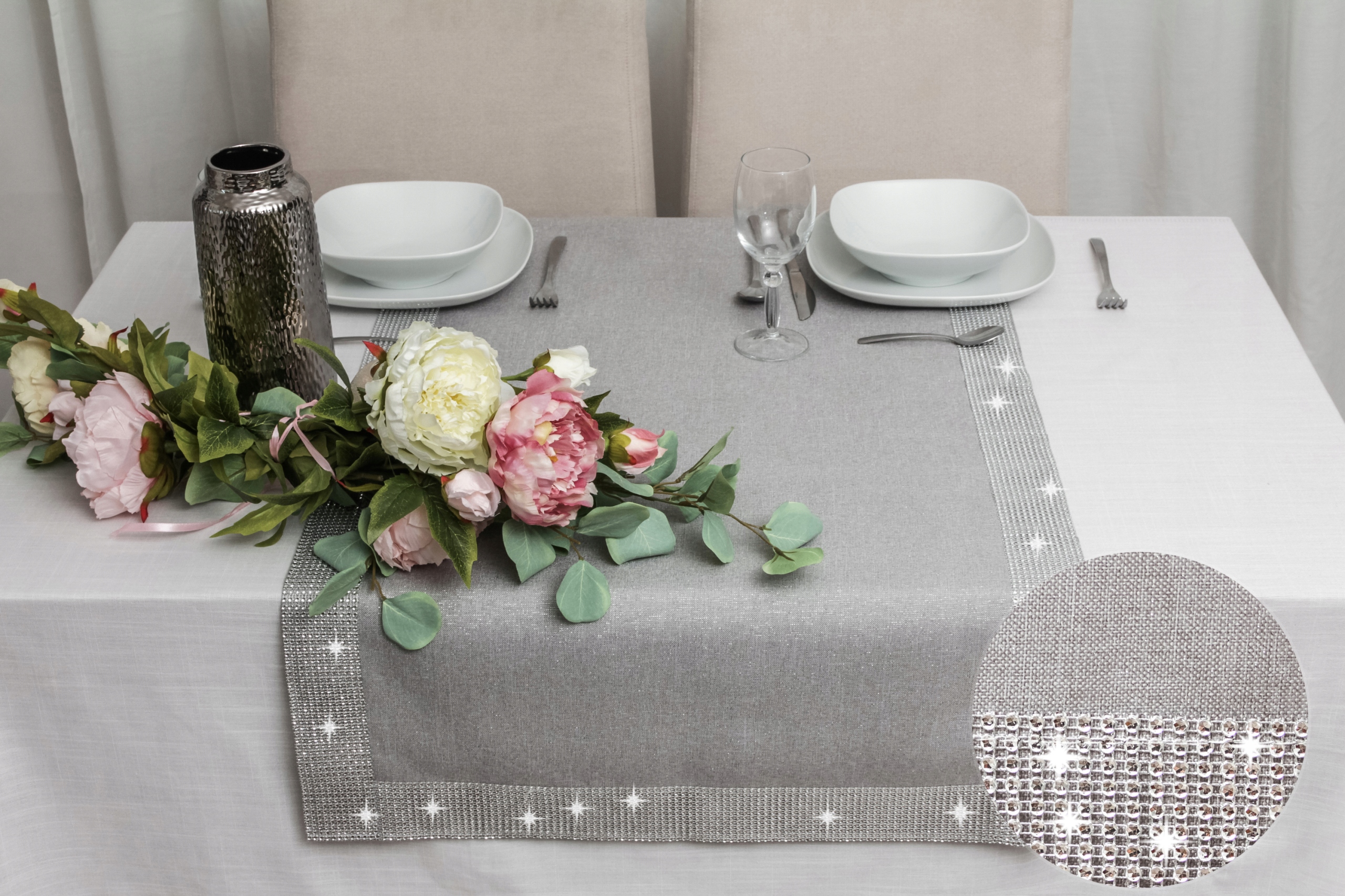 

Bieżnik Serwera Plamoodporny Cyrkonie 60x120 Kolor