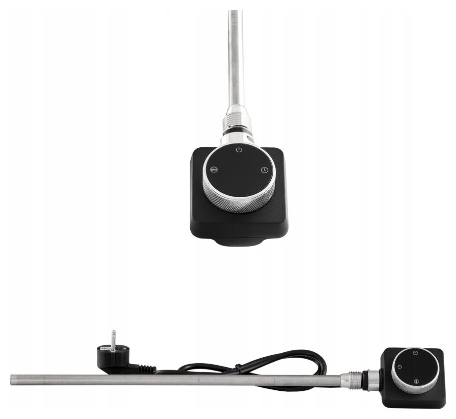 Elektrická Špirála Spin Do Kúpeľňového Radiátora 600W Čierna