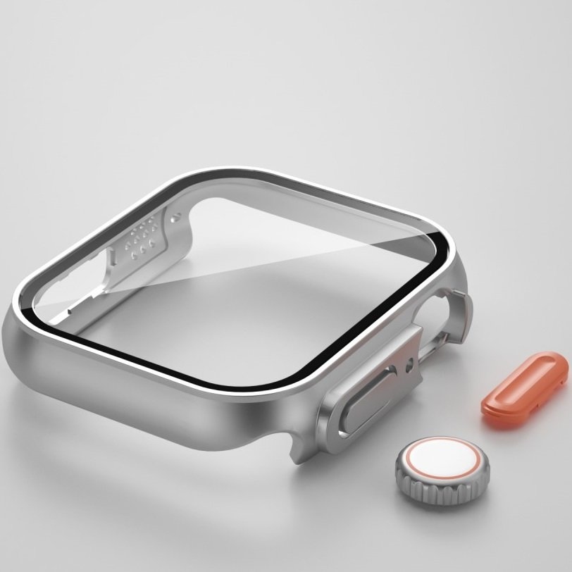ETUI + SZKŁO DO APPLE WATCH 4/5/6/SE 40MM |CASE NAKŁADKA OBUDOWA| KOLORY Kolor szary