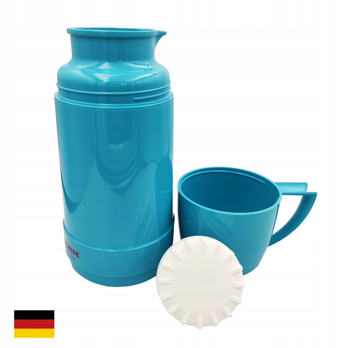 PORĘCZNY TERMOS 500 ML KUBEK SZKLANY WKŁAD DO 24H