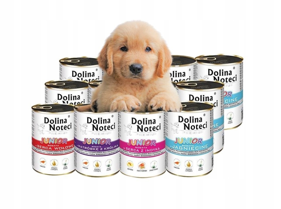 Levně Dolina Noteci Premium Vlhké krmivo Junior MIX 4 příchutí 12x400g