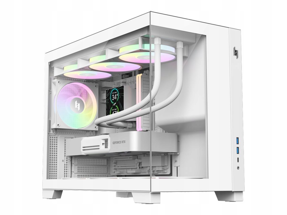Gamemax Case Nex C33 Wh Matx/btf