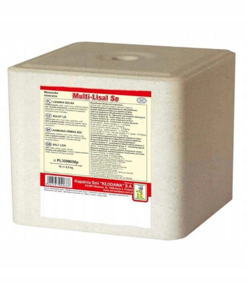 

Multi Lisal Se czerwona lizawka solna 10kg selen