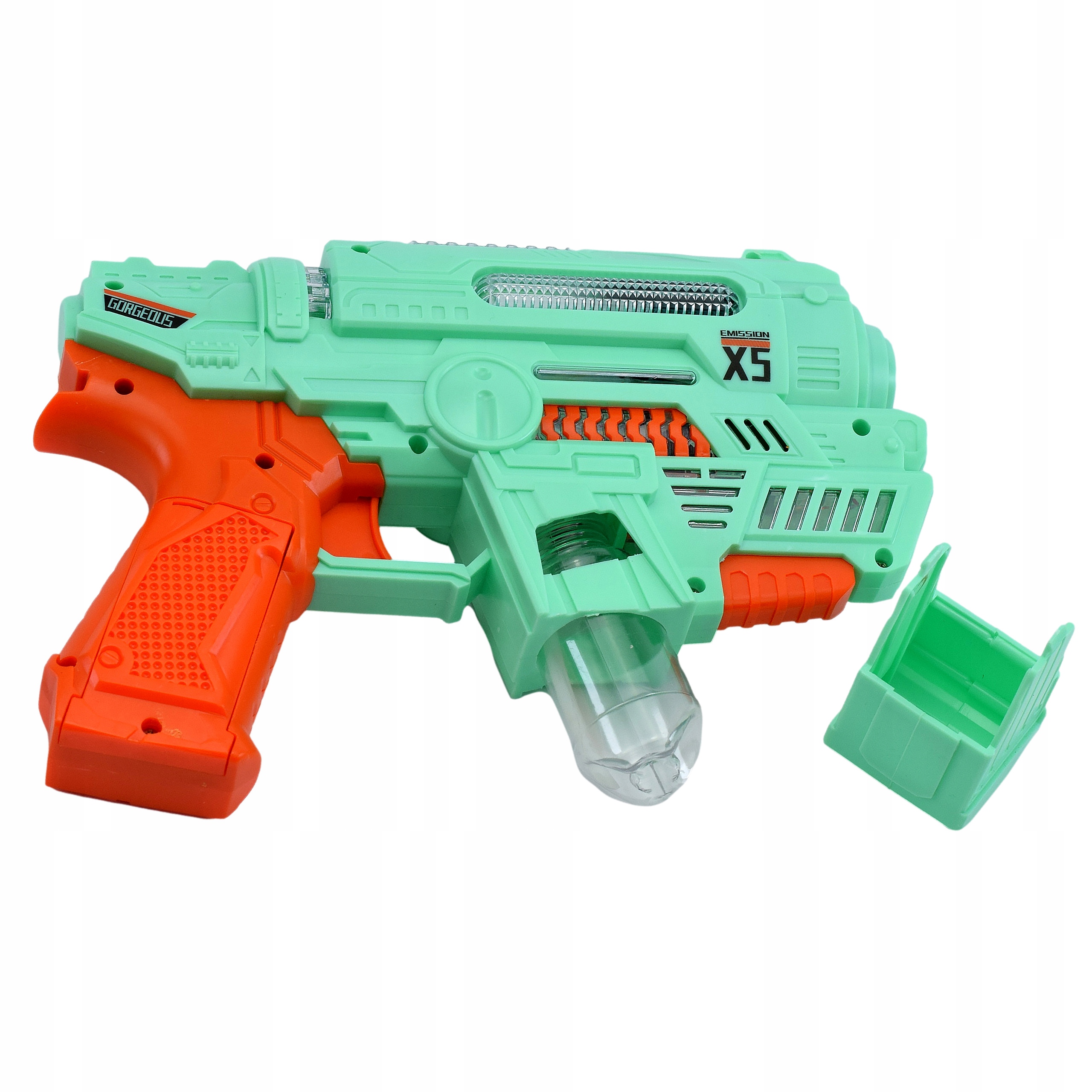 PISTOLET MASZYNKA DO BANIEK MYDLANYCH AUTOMAT ŚWIECI NA BATERIE DLA DZIECI EAN (GTIN) 5905249819947