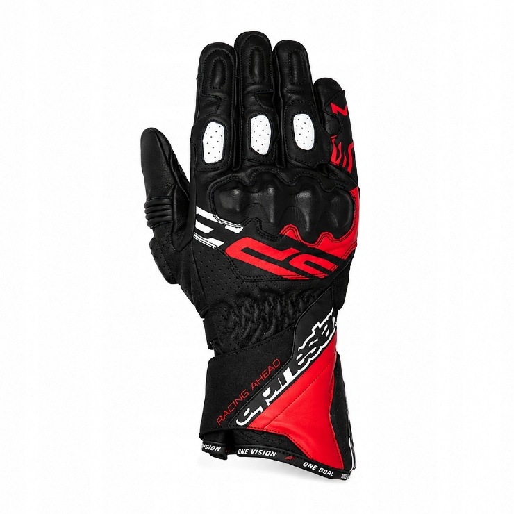 Rukavice Alpinestars SP-3 Black Bright Red White XXL