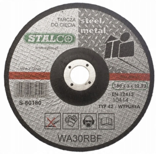 

Tarcza Tarcze Do Cięcia Metalu Wypukła 115x3,0