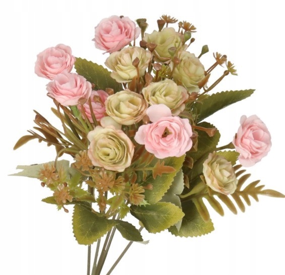 SZTUCZNE KWIATY ROŚLINY GAŁĄZKI BUKIET RÓŻ RÓŻA RÓŻE