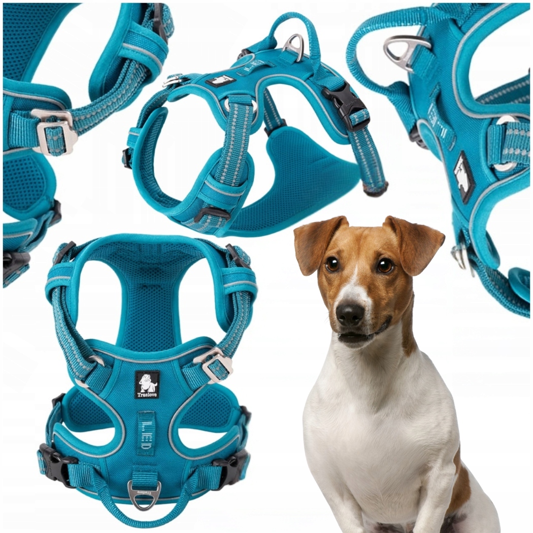 Levně Postroje Pro Psa Nastavitelné Truelove Front Line Premium Silné Modré S