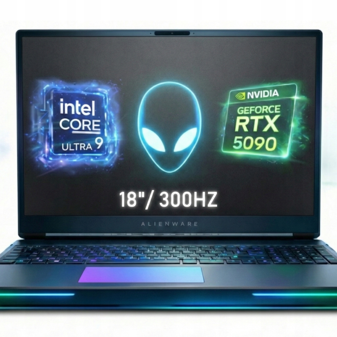Dell Alienware 18 Area-51 U9 275HX 64GB 4TB RTX5090 24GB 18 Qhd+ 300Hz W11P