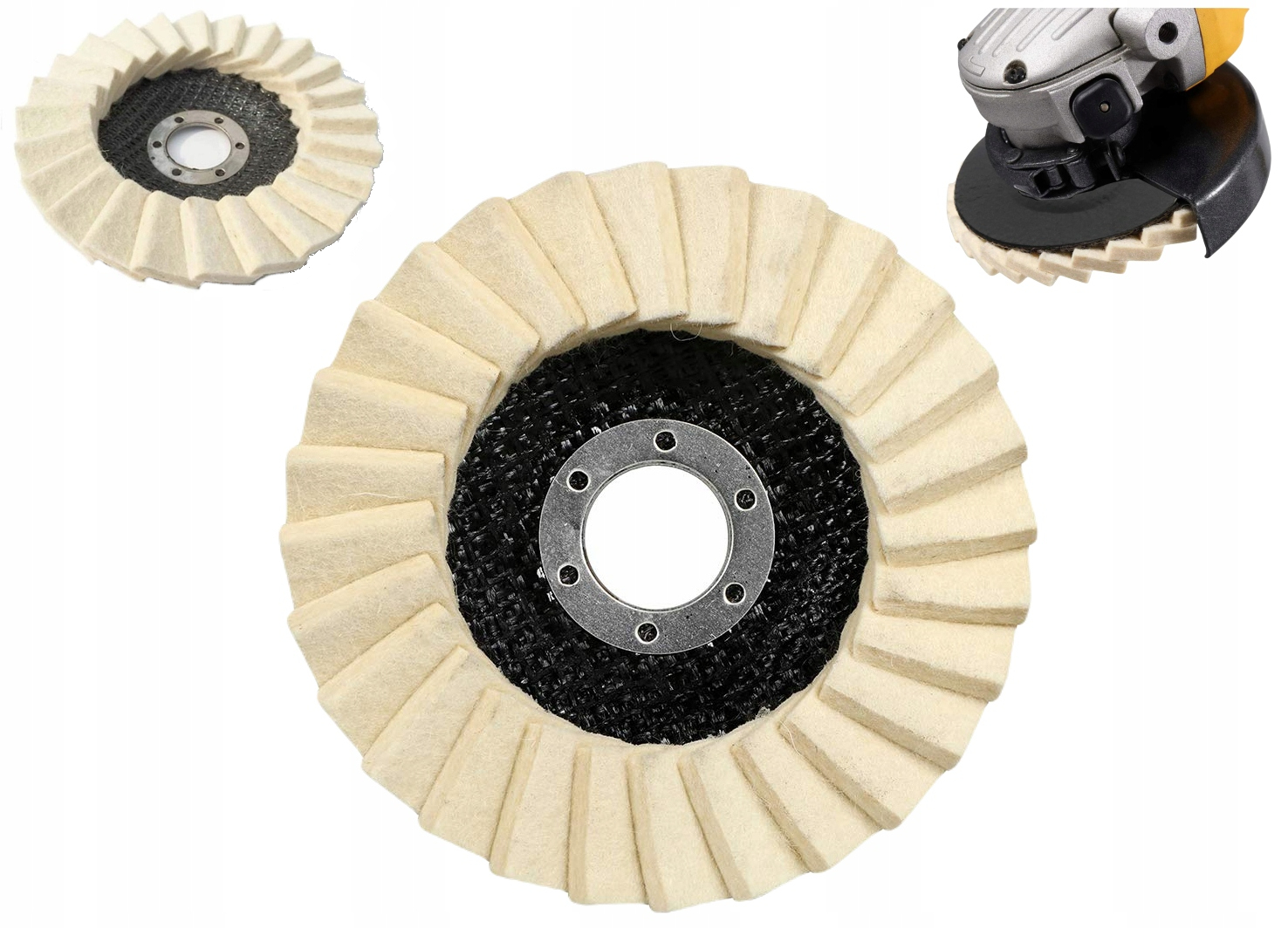Tarcza Polerska Filcowa Filc Polerski Lamele Na Filcu 125mm