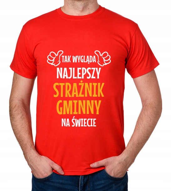 

koszulka Najlepszy Strażnik Gminny prezent