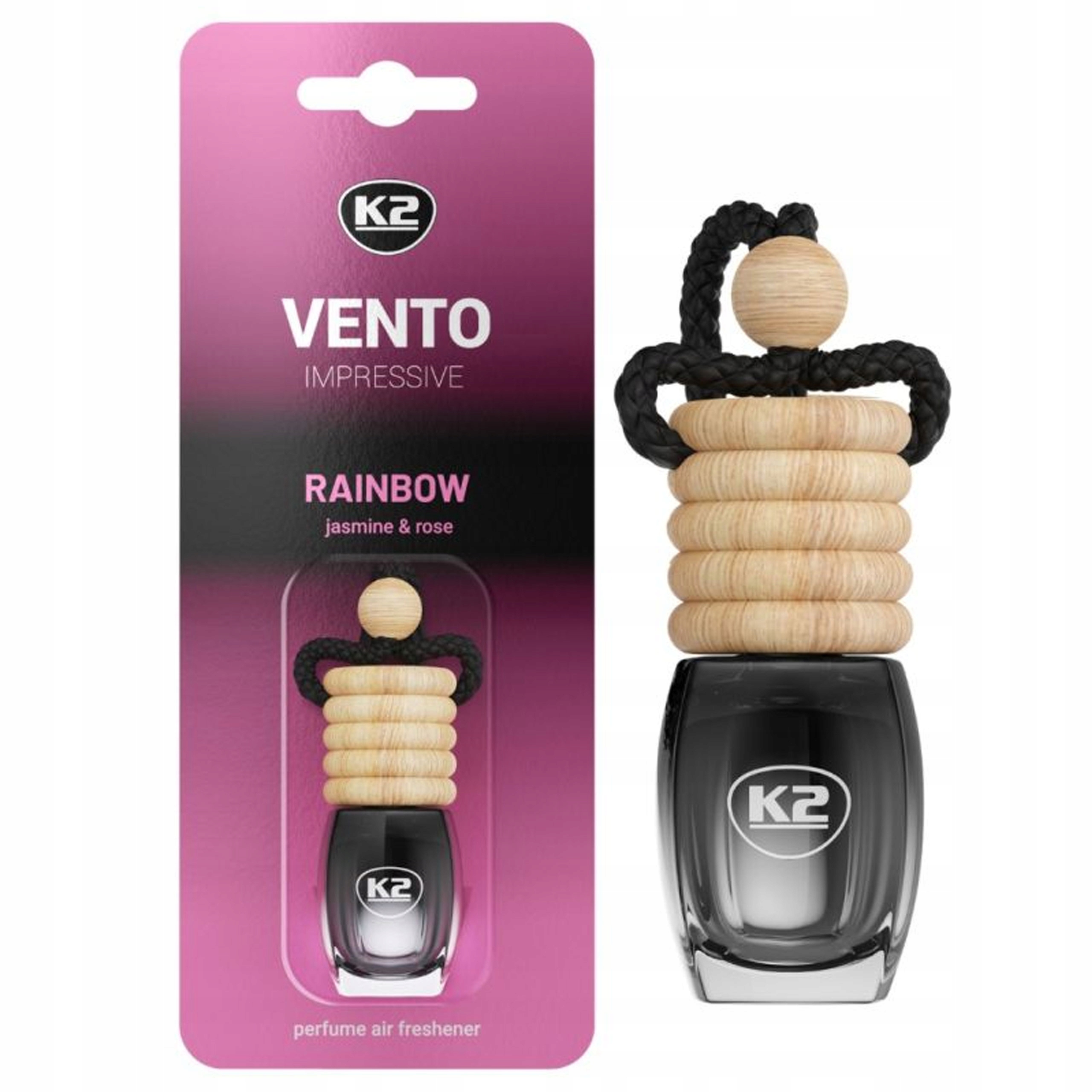 K2 Vento Solo Impressive Rainbow 8 ml Vôňa do auta Osviežovač Blister