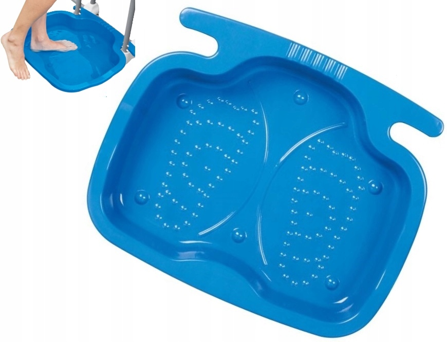 Bazénový čistič a čistič nohou pro mytí nohou před bazénem