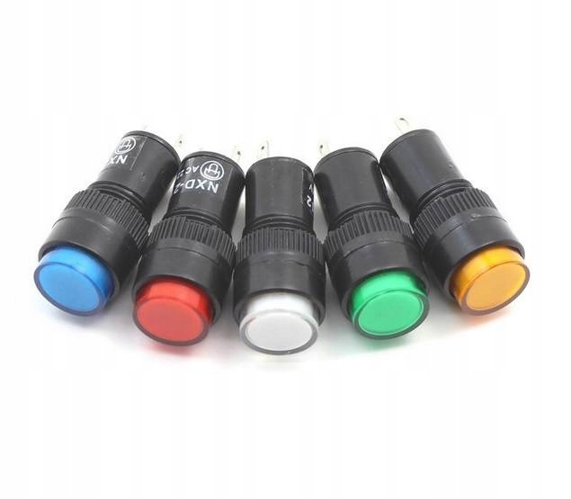 Kontrolka 12mm 230V AC czerwona Producent Inna