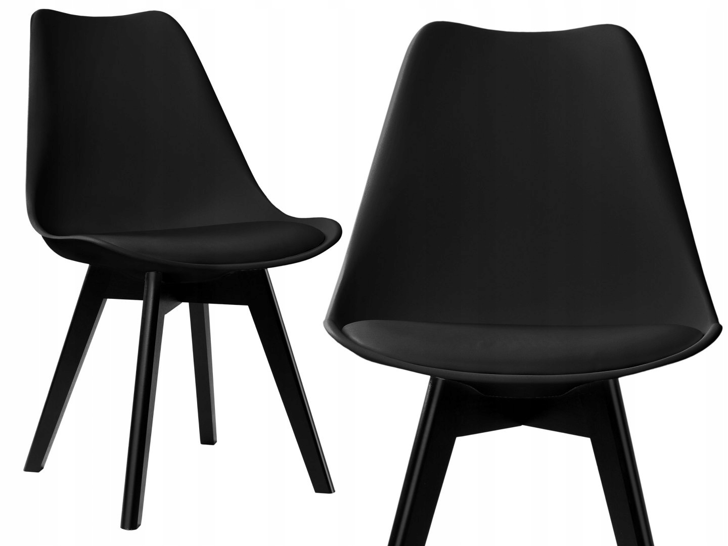 Moderní židle Nantes Black Dsw černá